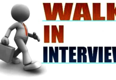 Walk-in Interview for the Project Staff